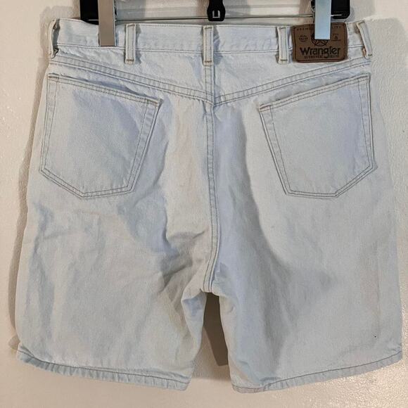 Vintage 90s Wrangler‎ Light Wash Denim Jorts - Picture 4 of 5